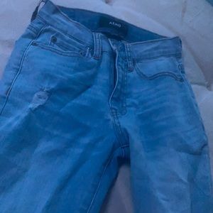light washed blue aero jeans